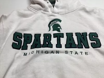 Michigan State Spartans Hoodie Mens Small Sweatshirt Pullover Colosseum Football • $17.95