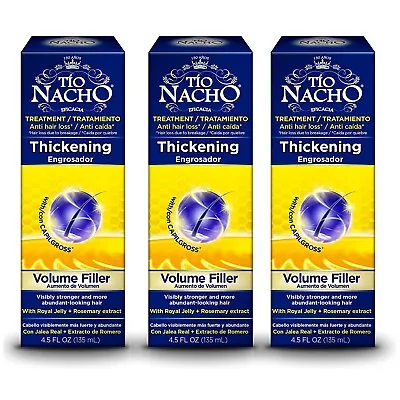 Lot Of 3 - Tio Nacho Anti-Hair Loss Thickening Volume Filler 4.5 Oz Each • $17.95