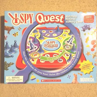 I SPY (QUEST) SCHOLASTIC MEMORY GAME  Missing 4 Tokens  • $7.99