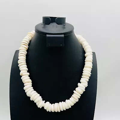 Hawaiian Genuine Vintage Large Puka Shell Necklace -245 Grams 20” • $190