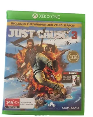 Just Cause 3 2015 Microsoft Xbox One Vgc Free Post • $9.99