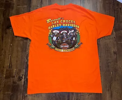 Barnett's Harley Davidson Las Cruces New Mexico Men's XXL T-Shirt Skeletons EUC • $34.99