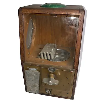 Antique Victor Mini Vending Gumball Machine Baby Grand Vendor Antique One Cent • $200