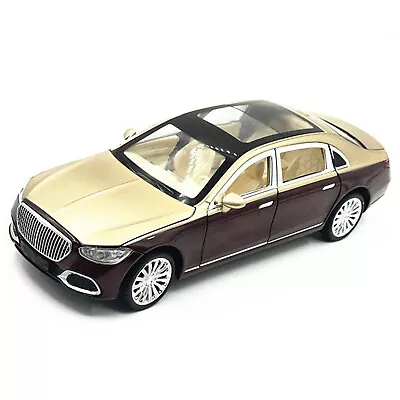1/24 Alloy Metal Car Model Decoratiopn Sound & Light Gift Toy For Maybach S680 • $44.88