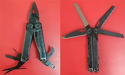 $115 • Buy Leatherman Black Wave Multitool Stainless Steel No Sheath Excellent Condition