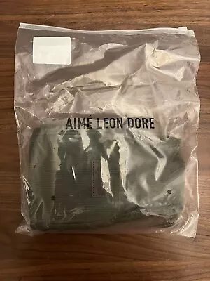 Aime Leon Dore ALD Micro Cord Crossbody Satchel Bag Green Duca Visconti Corduroy • $149