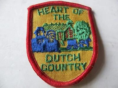 Pennsylvania  PA Heart Of The Dutch Country Travel Souvenir 2.25   Sew On  Patch • $3.80