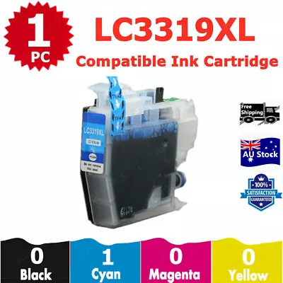 1x LC3319 XL Cyan Ink Cartridge For Brother MFC J5730dw J6530dw J6730dw LC3317 • $7.70