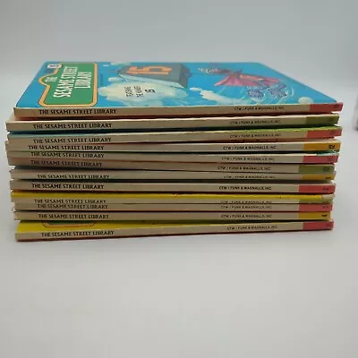 The Sesame Street Library Vintage 1978 3-8 10-15 Hardcover Book Lot • $19.99