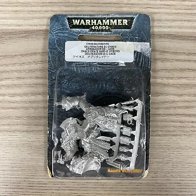 Chaos Space Marines Obliterators Warhammer 40000 40k Blister Metal • $63.79
