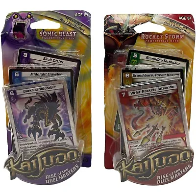 Kaijudo Rise Of The Duel Masters Sonic Blast & Rocket Storm Competitive Decks • $18.99
