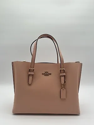 Coach C4084 Mollie 25 Tote Crossbody Faded Blush Leather Handbag • $178.60