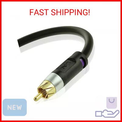 Mediabridge ULTRA Series Subwoofer Cable (35 Feet) - Dual Shielded With Gold Pla • $22.28