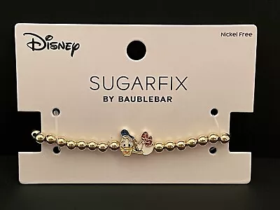 SUGARFIX By BAUBLEBAR Disney Donald Duck & Daisy Duck Stretch Bracelet - NEW! • $22