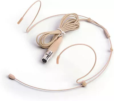 Skin Headset Microphone (TA4F) 4pin Mini XLR For Shure Wireless Beltpack • $16.99