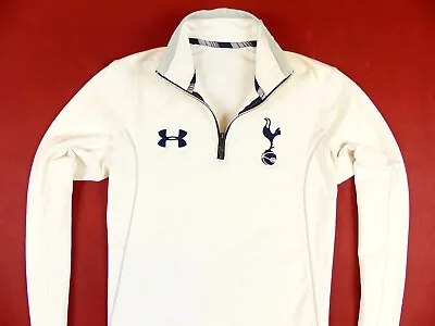 £35.99 • Buy Tottenham Hotspur Under Armour White 2015/2016 Jacket Track Top Stretch Size:s/m