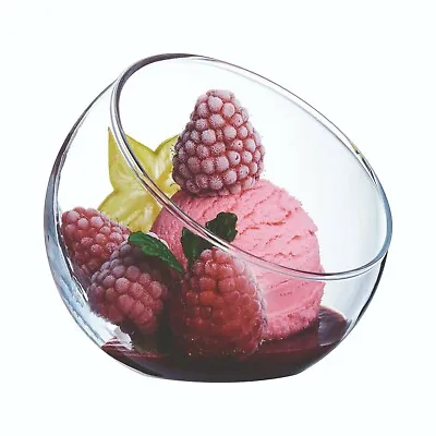 Set Of 6 Luminarc Veratile Glass Dessert Ice Cream Bowl Dinner Dinner Cocktail • £10.49