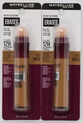 Maybelline Instant Age Rewind Eraser Concealer Shade 146.5 Med/Full Lot Of 2 • $14.88