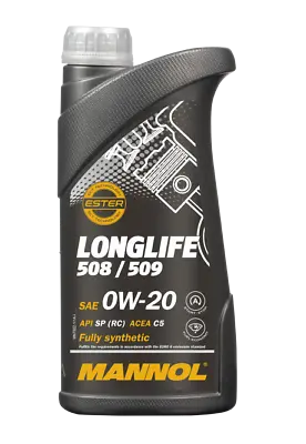 £12.74 • Buy 1L Mannol VW 508 509 0W-20 0W20 Fully Synthetic Long Life Engine Oil MB 229.71