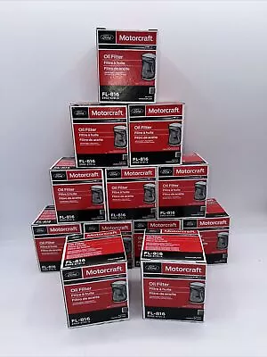 Case Of 12 OEM Motorcraft FL-816 / E9GZ-6731-A Engine Oil Filter Free Shipping! • $85.25