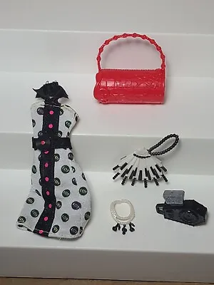 Monster High Doll Operetta Replacement Accessories Lot Dress Purse Necklace (T3) • $15.29