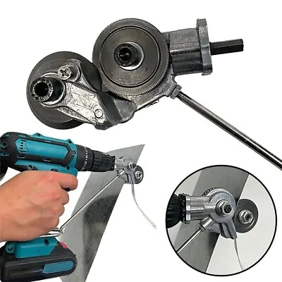 Electric Drill Shears Plate Cutter Attachment Metal Iron Tin Quick Cutting Tool • $11.49