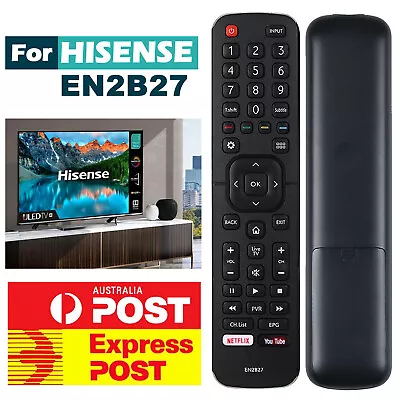 For HISENSE TV Remote EN2B27 ORIGINAL OEM EN-2B27 RC3394402/01 3139 238 • $14.95