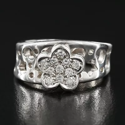 $9750 / NEW / PASQUALE BRUNI - ITALY Designer Flower Diamond Ring / 18K Gold • $2450