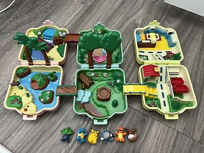 3 Vnt PokÉmon Polly Pockets 1997 Viridian Forest Seafoam Island Pokemon Center • $110