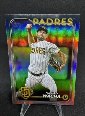 2024 Topps Series 1 Michael Wacha RAINBOW FOIL #245 San Diego Padres • $1.99