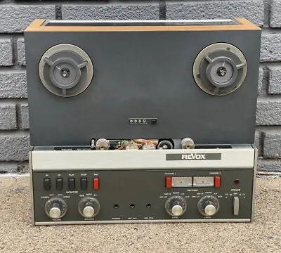 Revox A77 Reel To Reel Tape Recorder - AS IS - Partially Works - See Video • $199