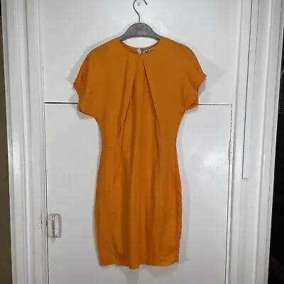 Acne Sweety Fluid Dress SS13 Orange Short Sleeve Size 36 Acne Studios • £45.99