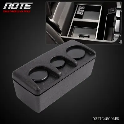 Center Console Coin Holder Dispenser Fit For 14-16 Chevy Black Loose Change Vau • $7.81