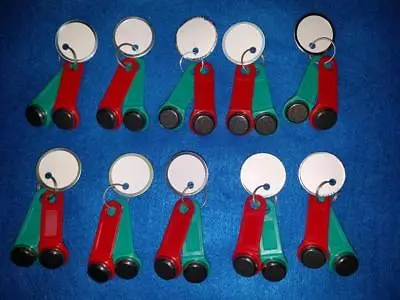 $44.95 • Buy 20 New Ibutton Keytabs, 10 Green & 10 Red, Exaktime Jobclock Job Clock