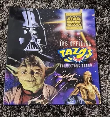 RARE 1996 STAR WARS Tazos Special Trilogy Edition Collector Album + 19 Tazo's • $45