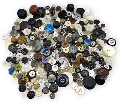 Mother Of Pearl Shell Buttons 8+ Ounces 100+ Antique - Vintage Lot Of Assorted • $9.99