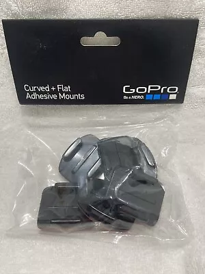 GENUINE BRAND GoPro Flat & Curved Mounts Suits HERO4 HERO3+ HD2 GO PRO AACFT-001 • $10