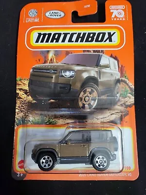 2023 Matchbox81/100 2020 Land Rover Defender 90  Brown New Near Mint • $2.09