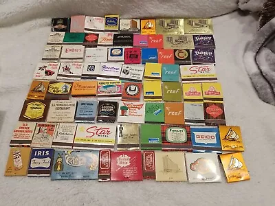 Vintage Match Book Collection Lot Of 131 Hotels Casinos Restaurants & More • $19.99