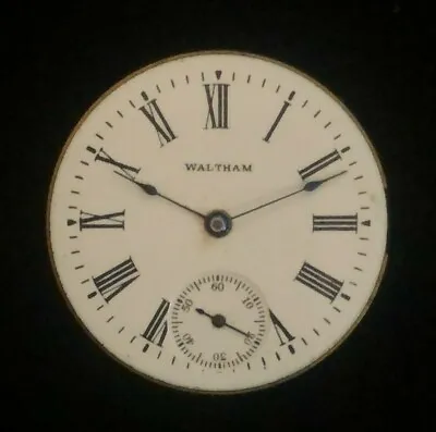 Waltham Women's Pocket Watch Movement 1903 7 Jewels Size 0s Breguet Hairspring • £48.26