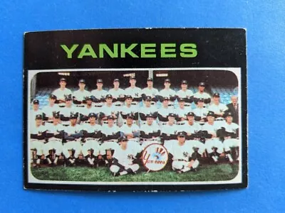 1971 Topps - New York Yankees Team Card #543 - Bobby Murcer Mel Stottlymyre • $3.95