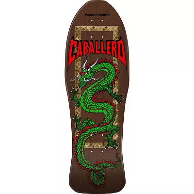 Powell Peralta Skateboard Deck Caballero Chinese Dragon Brown Old School Reissue • $84.95