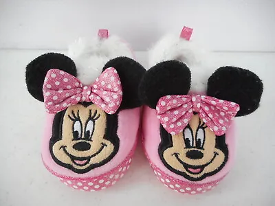 Disney Minnie Mouse Plush Soft Slippers Various Todler Girls Sizes NWT • $12.99