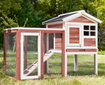 £77.99 • Buy Rabbit Guinea Pig Hutch Hutches Run Runs Large 2 Tier Double Lodge Ferret Cage