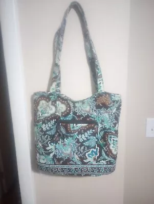 Vera Bradley Java Blue Shoulder Bag Purse • $11.50