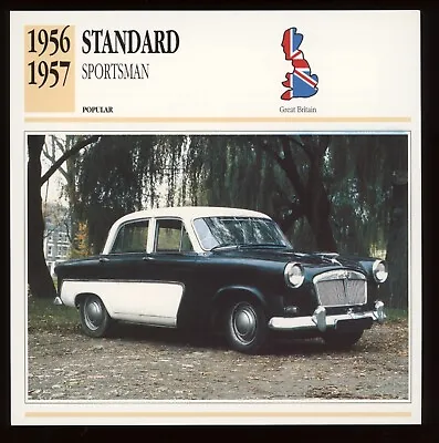 1956 1957 Standard Sportsman  Classic Cars Card • $4.95