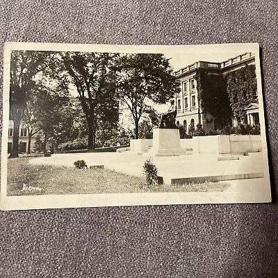 Madison WI Wisconsin Entrance To Bascom Hall Real Photo Postcard Wisconsin RPPC • $12.99