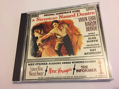 A STREETCAR NAMED DESIRE (Max Steiner) OOP 1992 CNR Score Soundtrack OST CD NM • £14.99