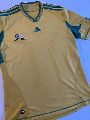 £24.99 • Buy South Africa Football Shirt Jersey 2010 Home Yellow Size Large