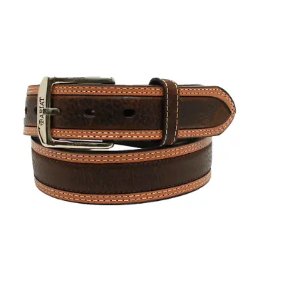 Ariat Men's Diesel Brown Rowdy Leather Belt A10004305 • $45